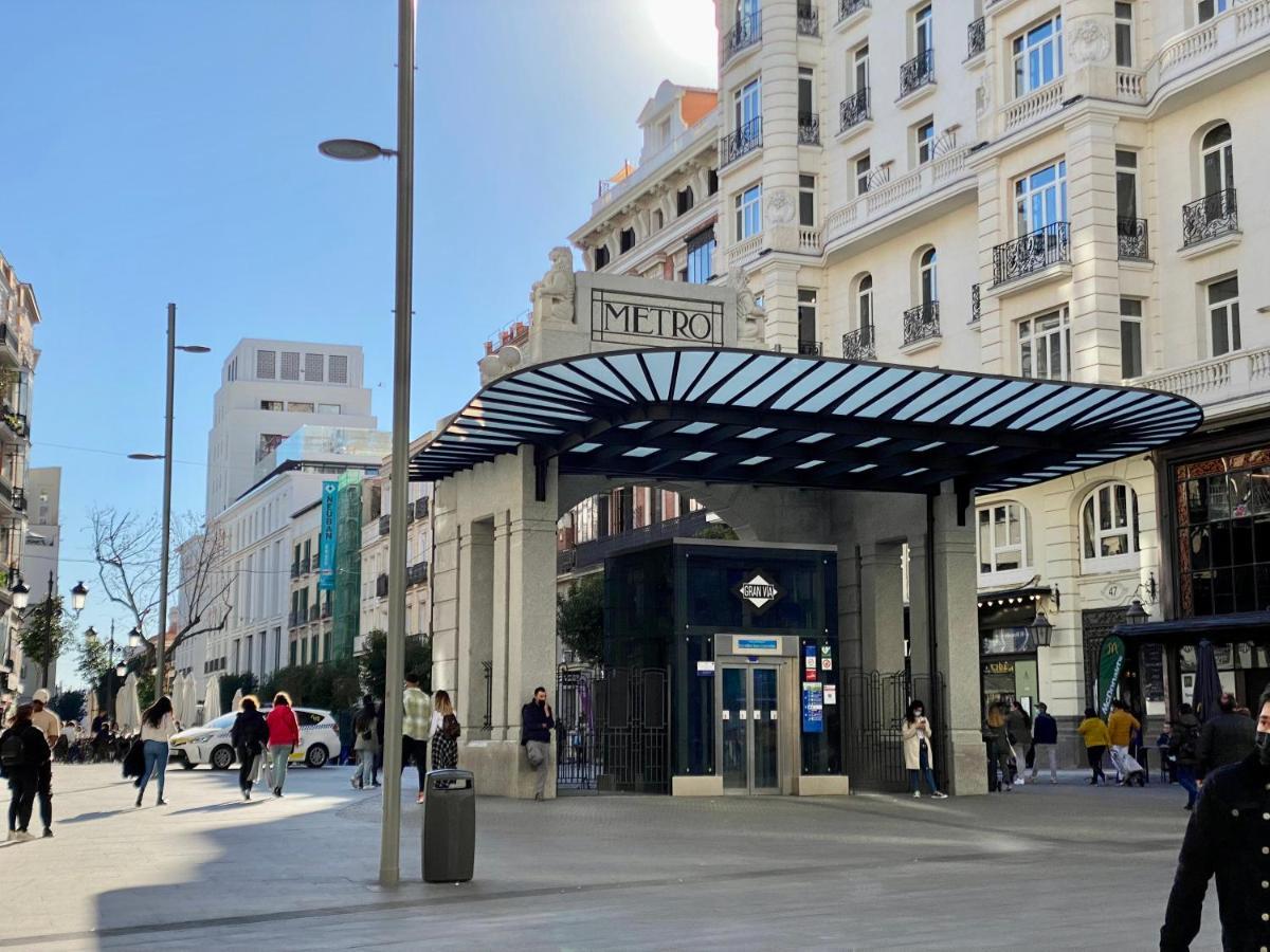 Ferienwohnung Charming Gran Via Madrid Exterior foto