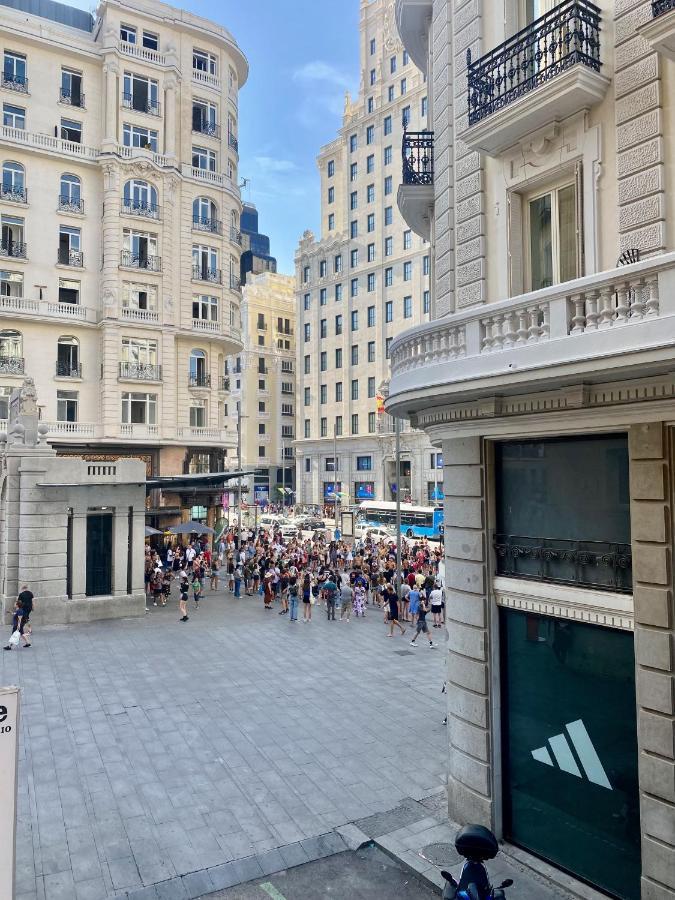 Ferienwohnung Charming Gran Via Madrid Exterior foto